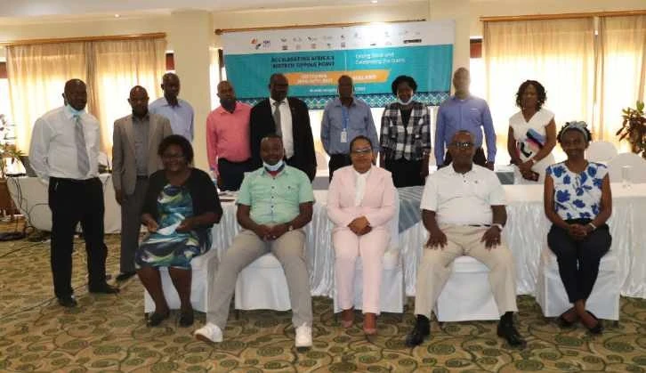 Malawi delegates posing for a group photograph during ABBC 2021